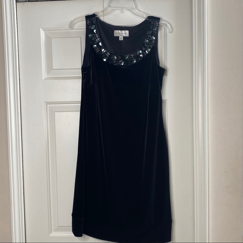 Ronni Nicole Velvet Dress